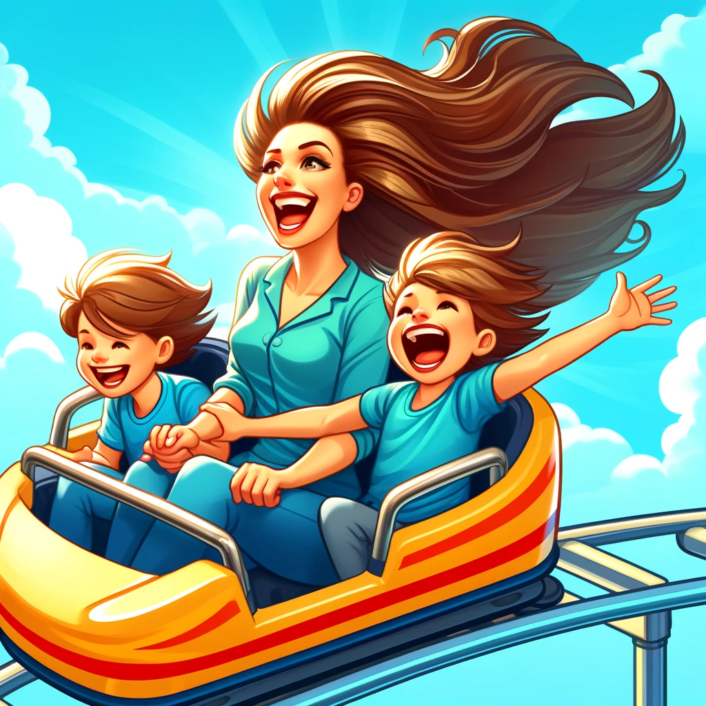 The Roller Coaster Ride of Motherhood: Buckle Up for the Adventure!